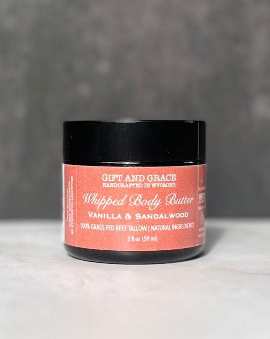 WHIPPED TALLOW BODY BUTTER | VANILLA SANDALWOOD