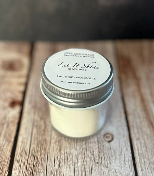 LET IT SHINE | MINI JAR CANDLE