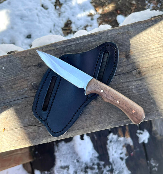 THE RANCHER | Fixed Blade Knife - Silver Finish