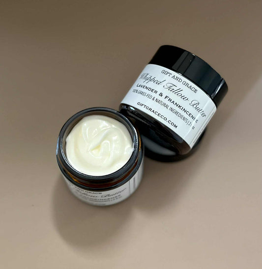 WHIPPED TALLOW BODY BUTTER | LAVENDER & FRANKINCENSE