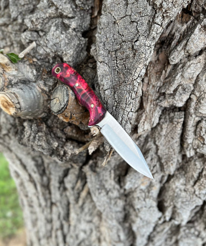 THE RANCHETTE | FIXED BLADE KNIFE - Pink/Black