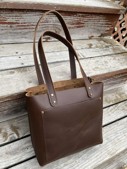LEATHER TOTE BAG | WEEKENDER
