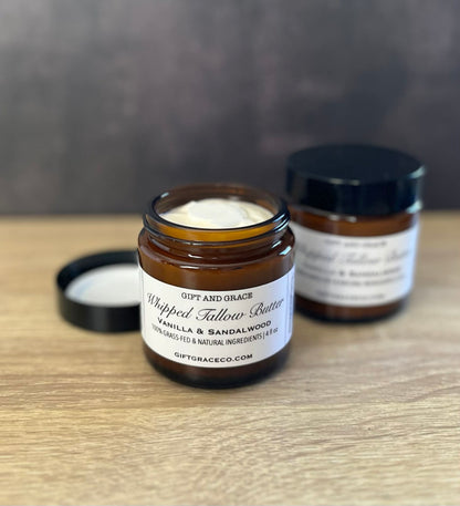 WHIPPED TALLOW BODY BUTTER | VANILLA SANDALWOOD