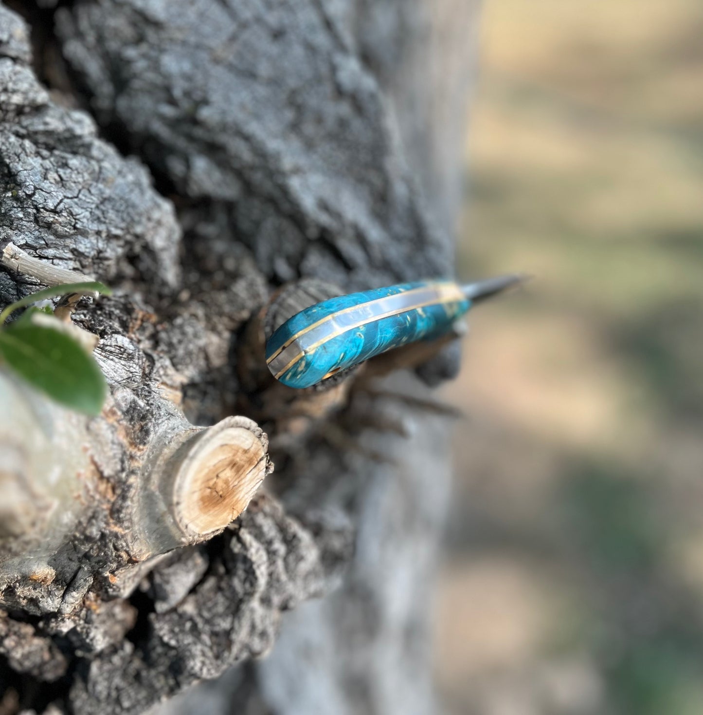 THE RANCHETTE | FIXED BLADE KNIFE - Teal Blue