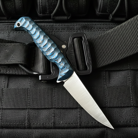THE FAST STRIKE - COBALT | FIXED BLADE KNIFE