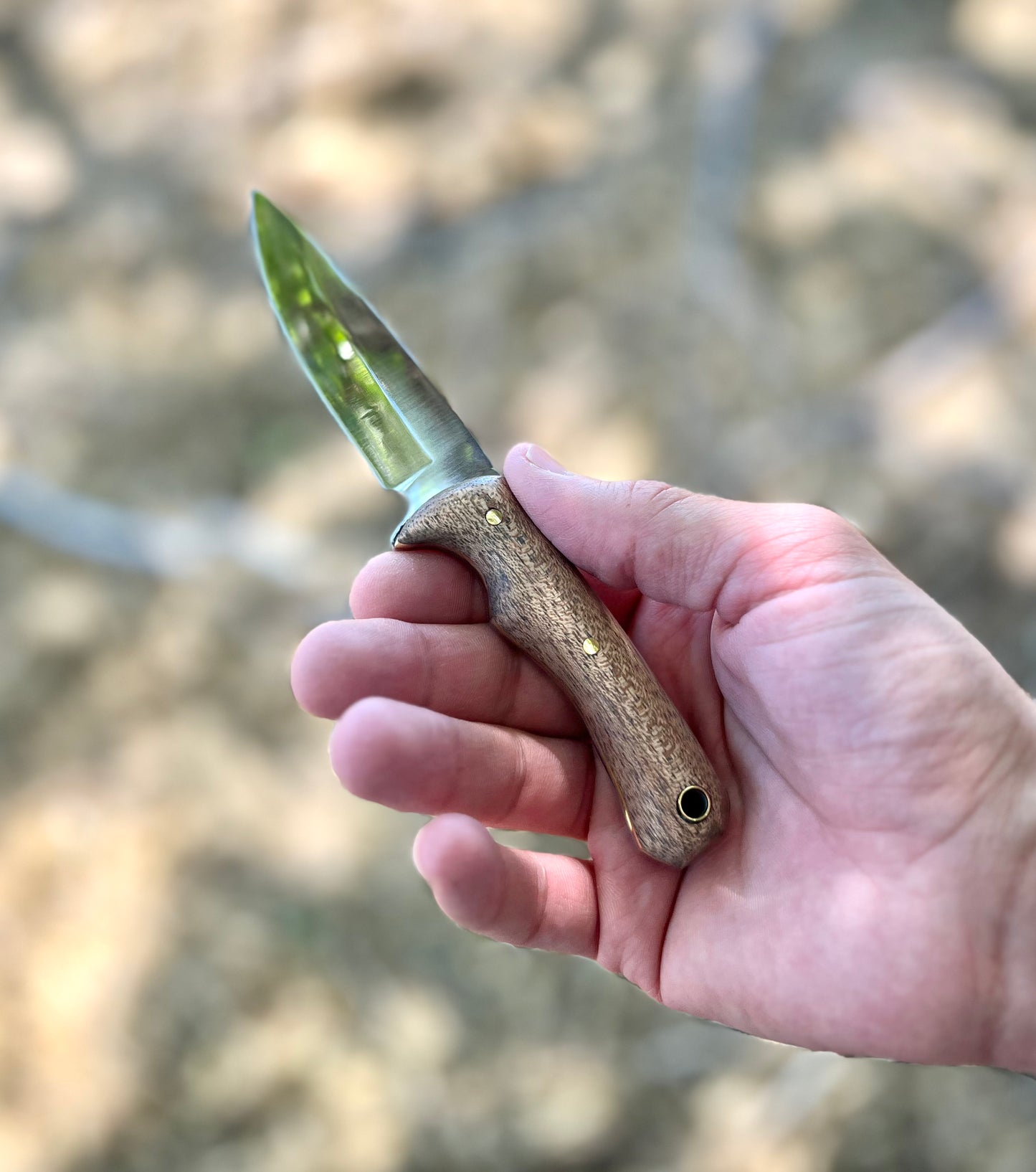 THE RANCHER | Fixed Blade Knife - Style #3 (African Mahogany)