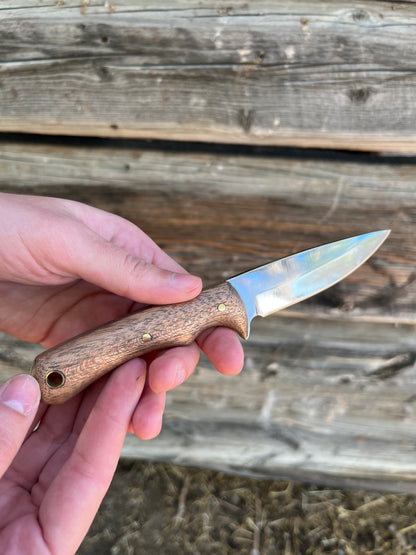 THE RANCHER | Fixed Blade Knife - Style #3 (African Mahogany)