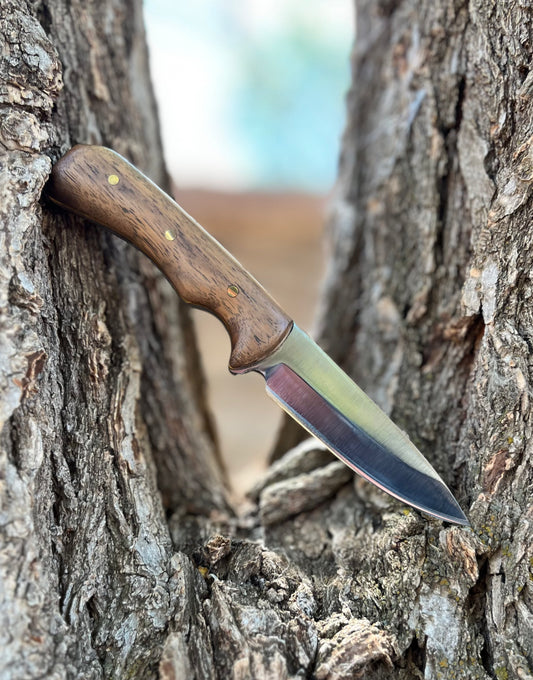 THE RANCHER | Fixed Blade Knife - Style #1 (Walnut)