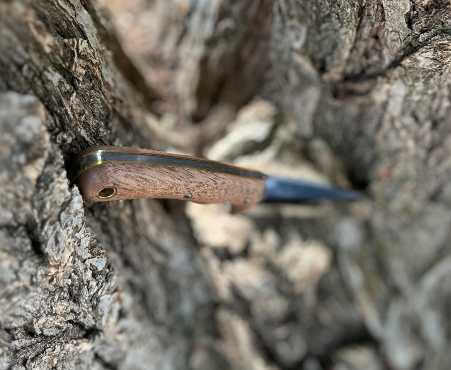 THE RANCHER | Fixed Blade Knife - Style #3 (African Mahogany)