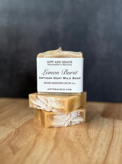 LEMON BURST | GOAT MILK SOAP *retiring*