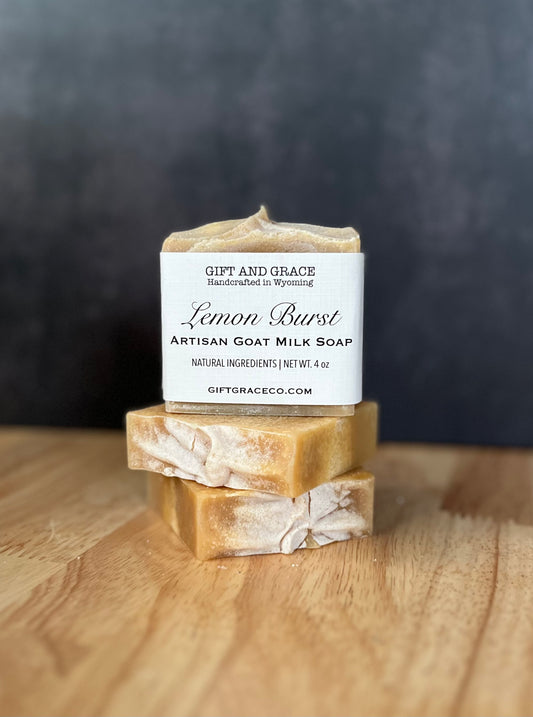 LEMON BURST | GOAT MILK SOAP *retiring*