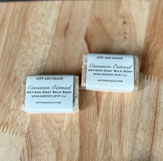 CINNAMON OATMEAL | GOAT MILK SOAP