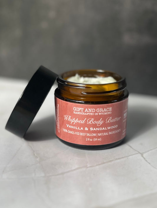 WHIPPED TALLOW BODY BUTTER | VANILLA SANDALWOOD