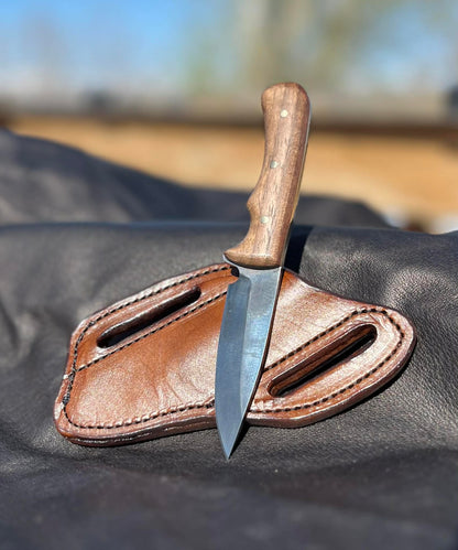 THE RANCHER | Fixed Blade Knife - Blued Finish