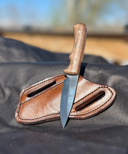 THE RANCHER | Fixed Blade Knife - Blued Finish