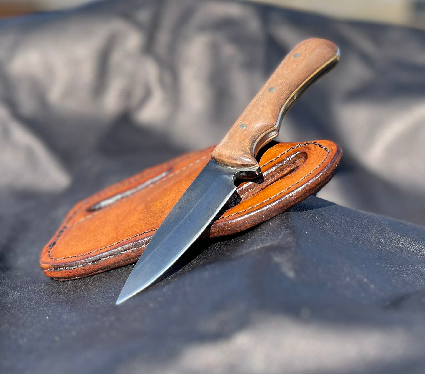 THE RANCHER | Fixed Blade Knife - Blued Finish