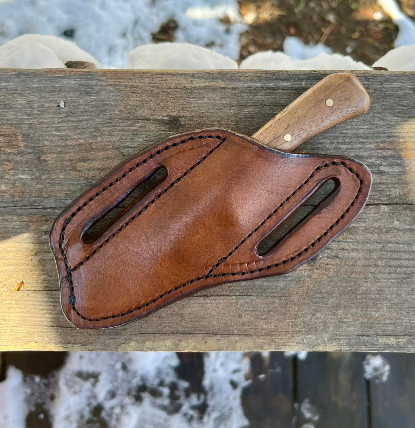 THE RANCHER | Fixed Blade Knife - Blued Finish