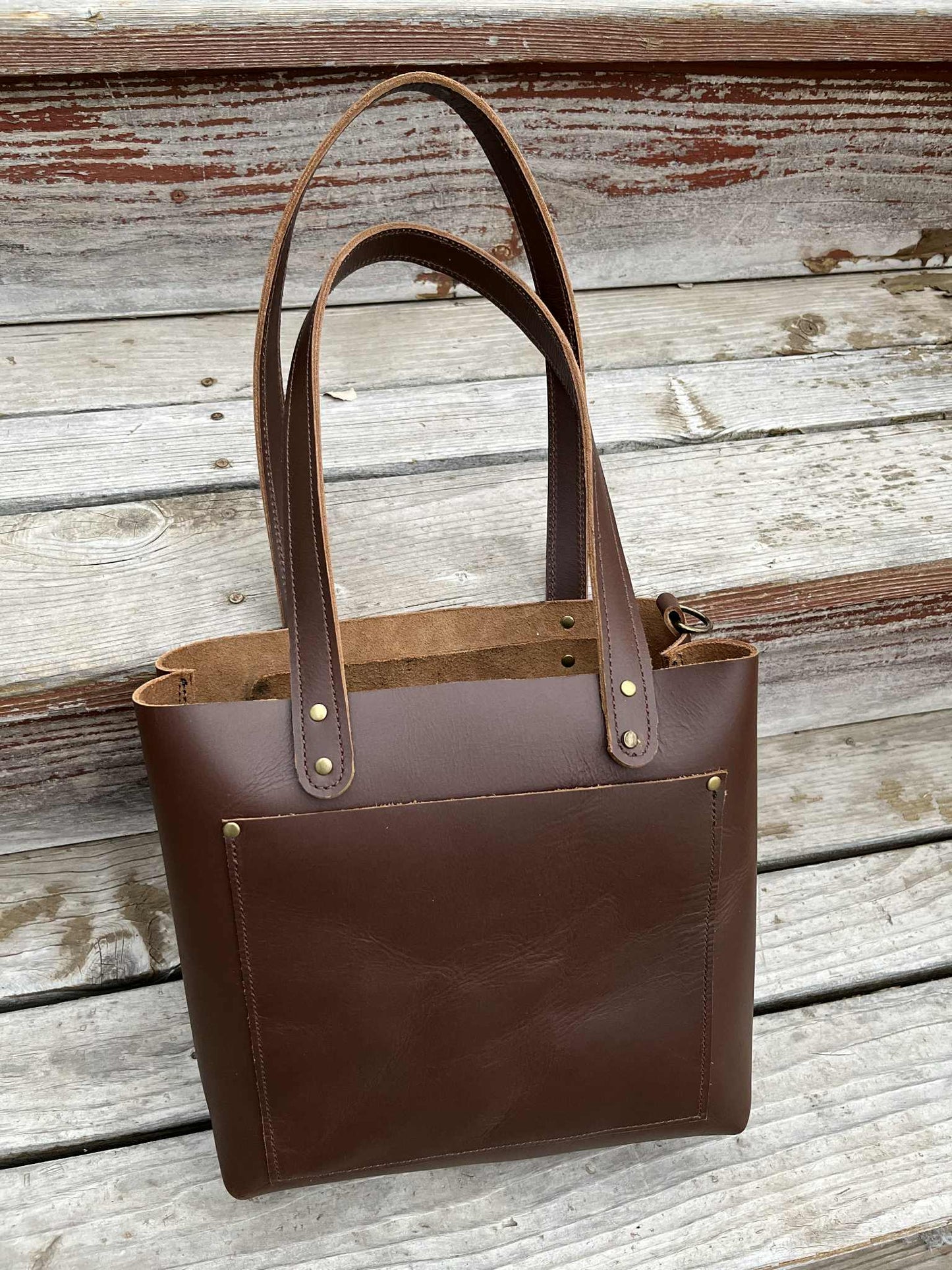 LEATHER TOTE BAG | WEEKENDER