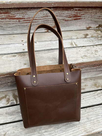 LEATHER TOTE BAG | WEEKENDER