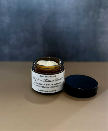 WHIPPED TALLOW BODY BUTTER | LAVENDER & FRANKINCENSE